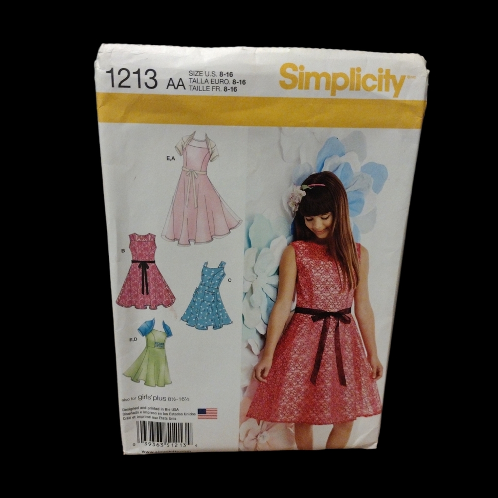 Simplicity Girls Dress Pattern